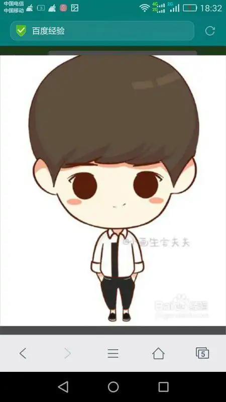 卡通杨洋简笔画图片解析