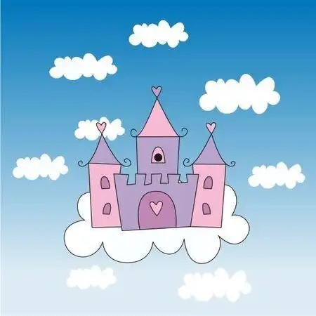 你也可以儿童简笔画城堡