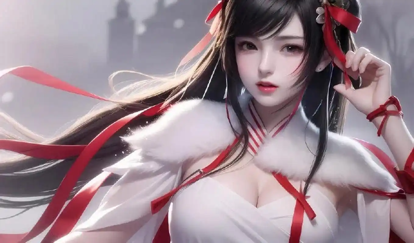 ai绘画# #壁纸# #电脑# ai古风美女电脑壁纸