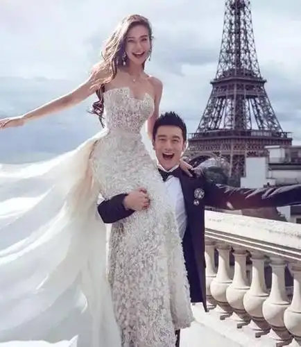 60对最萌身高差新人,解锁拍婚纱照的n种姿势,美炸天了!