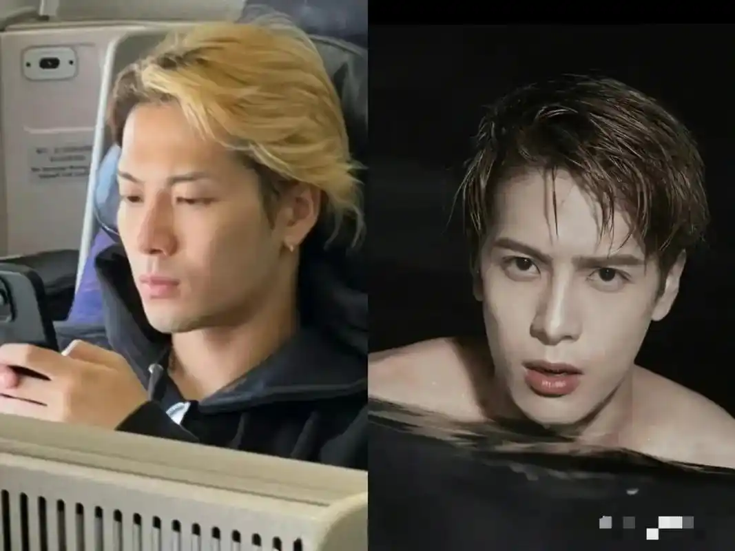 王嘉尔素颜和有妆造的对比,这么看起来差别还是蛮大的!