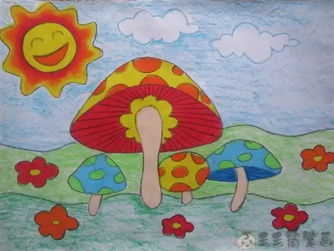 儿童画入门绘画参考图片