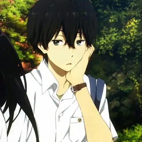 情侣头像,冰菓,折木奉太郎