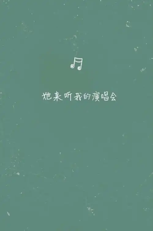 张学友她来看我的演唱会歌词壁纸