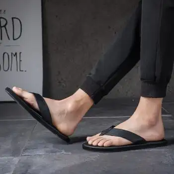 人字拖男潮夏防滑情侣男士个性外穿沙滩拖鞋夏季夹脚潮流韩版拖鞋