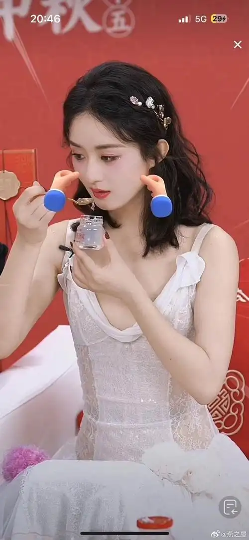 赵丽颖直播##赵丽颖燕之屋品牌代言人