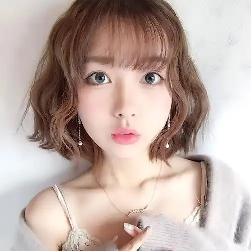 玉米烫假发女短发蓬松玉米烫