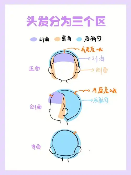 人物头发的画法