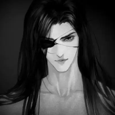 古风黑白头像男生水墨图片