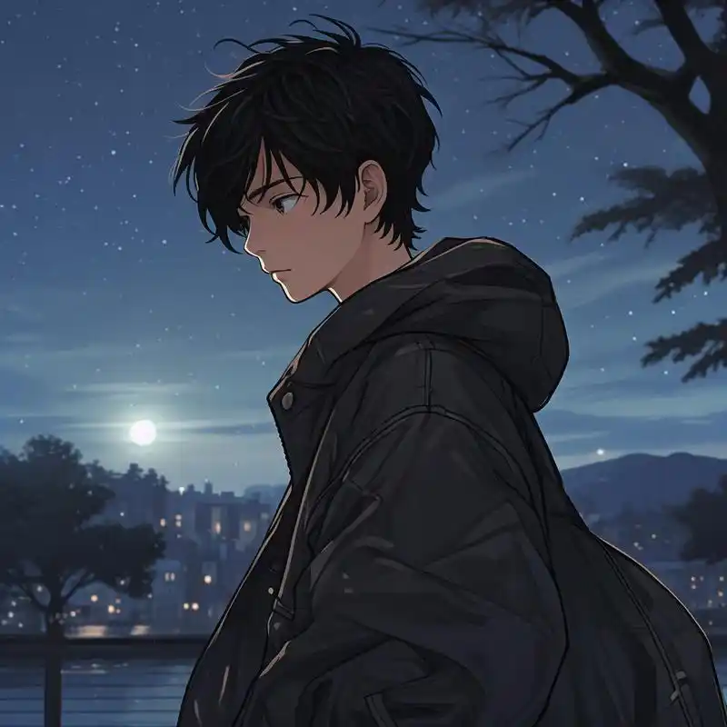 动漫风格,帅气高冷的男生头像图片9099