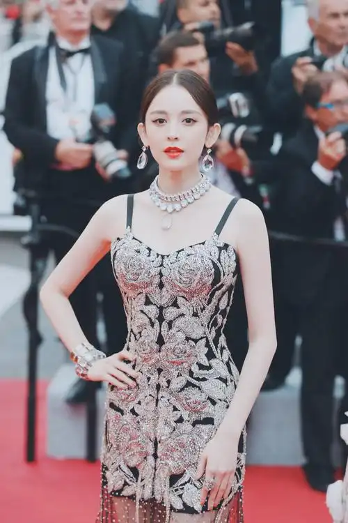 古力娜扎戛纳战袍fromalexandermcqueen