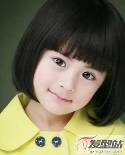 适合小女孩的短发发型短直发更显乖巧可爱个性