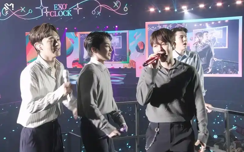 【4k 舞台】exo《 unfair 》fanmeeting "exo clock" 20230409