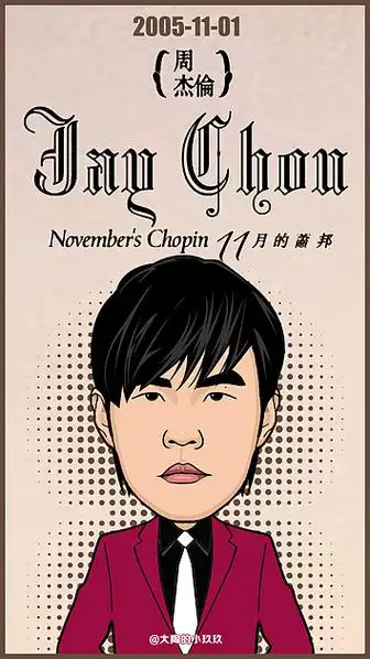 周杰伦出道20年,14张专辑插画封面