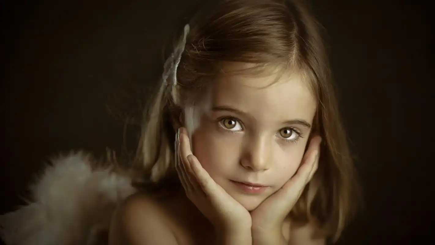 甜美可爱欧美女孩唯美写真桌面壁纸下载