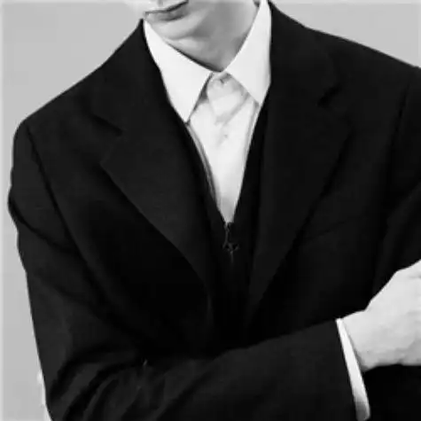 黑白欧美西装头像高清图片 欧美头像图片大全 -【爱个性】