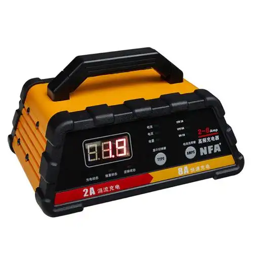 纽福克斯(nfa)汽车电瓶充电器12v蓄电池全自动通用智能大功率充电机
