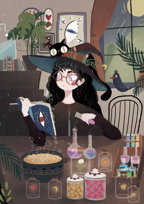 女巫_涂鸦王国 原创绘画平台 www.poocg.com