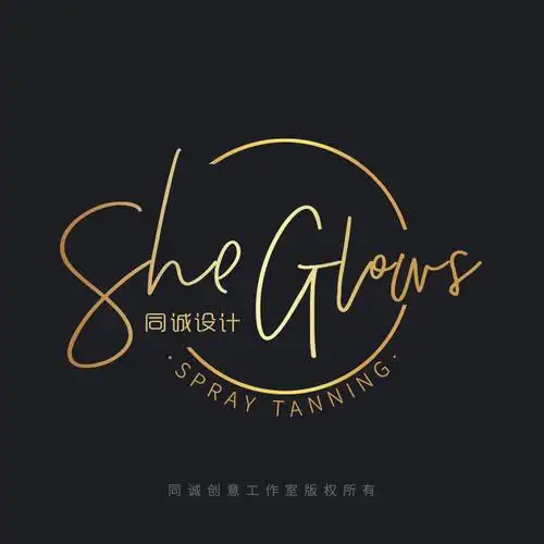 水印高端logo设计商标工作室摄影英文个人签名商标logo设计