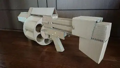 可发射厕纸芯纸壳制mgl榴弹枪引发惊叹