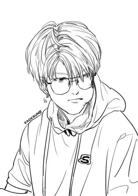 画范丞丞人脸简笔画