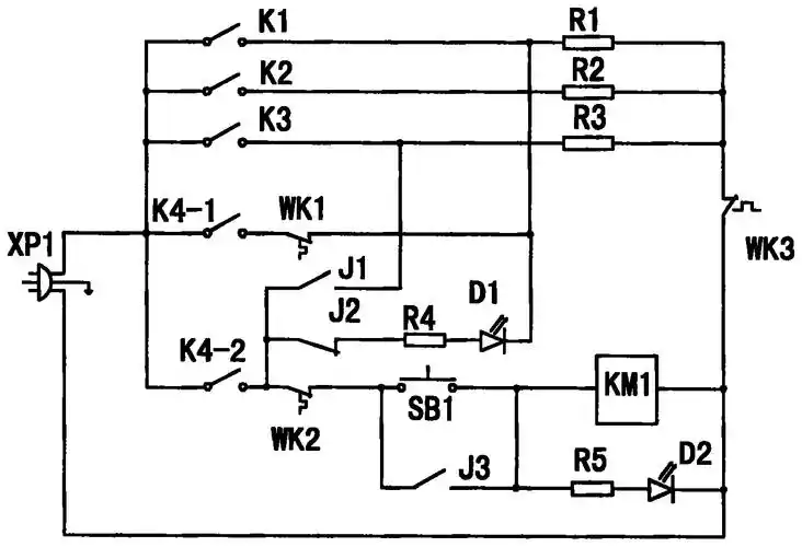 涉及一种智能化电热锅,包括锅体,锅座,电热管加热装置和电路控制装置