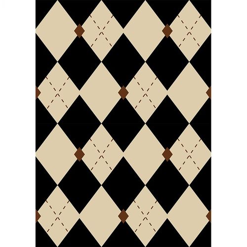 黑白菱形墙纸自粘餐厅客厅电视背景墙壁纸自贴美式复古风菱格壁纸