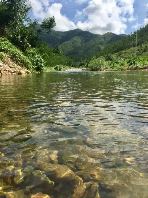 农村美丽的山水田园风光