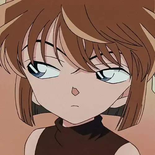 名侦探柯南灰原哀高清无水印头像