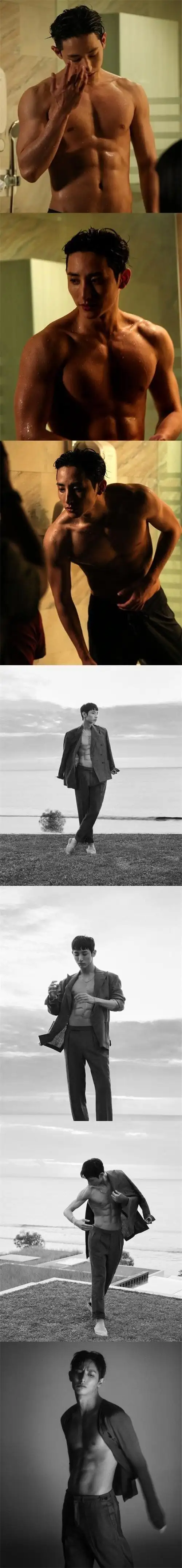 谁能拒绝这样的身材呢#  啊啊啊啊啊李洙赫的腹肌!  我承认!