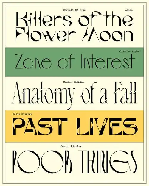 这些英文字体设计既个性又好看