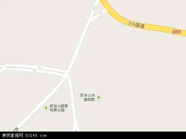 武当山特区地图 - 武当山特区卫星地图 - 武当山特区高清航拍地图