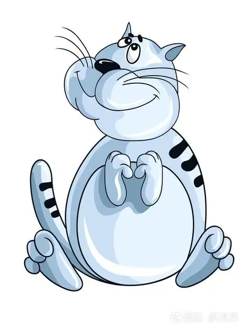 矢量图的卡通猫