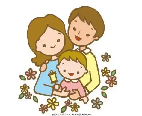 幸福生活简笔画