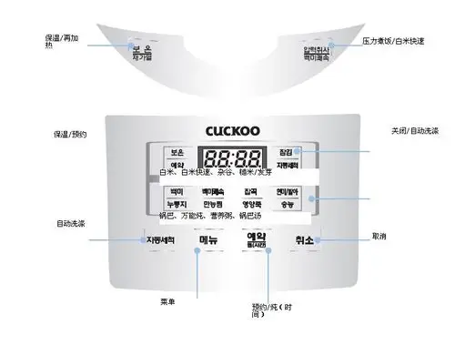 全韩文,现求福库电饭煲crp-l1061sb的中文说明书