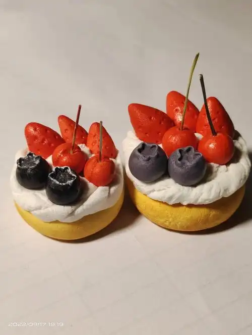 迷你水果蛋糕超轻黏土