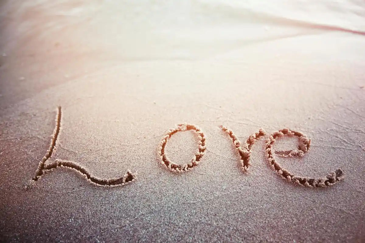 在中文中,"爱情"一词最早见于南朝梁代的文学作品中.