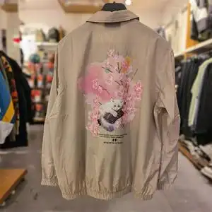 中国李宁樱花系列外套男女同款2022夏季风衣休闲翻领上衣 afds943