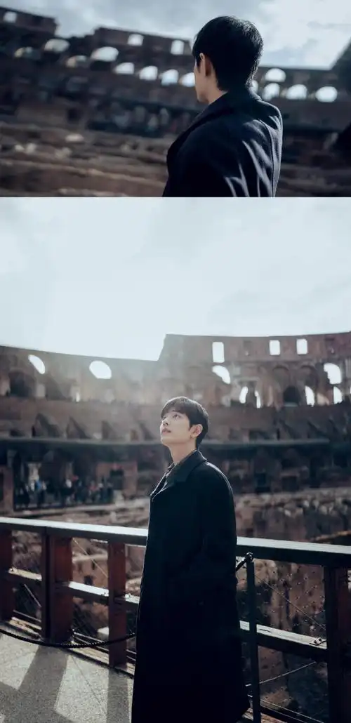 这个男人怎么连背影都这么好看呐战哥这一趟旅行也太高产了吧