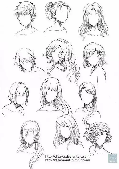 100种动漫发型过年好好练!