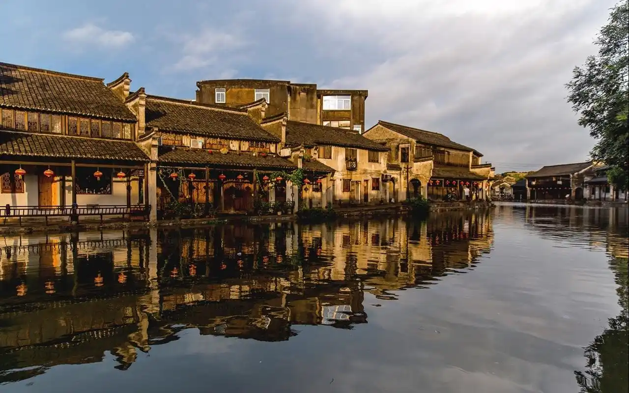 南浔古镇水乡风景桌面壁纸