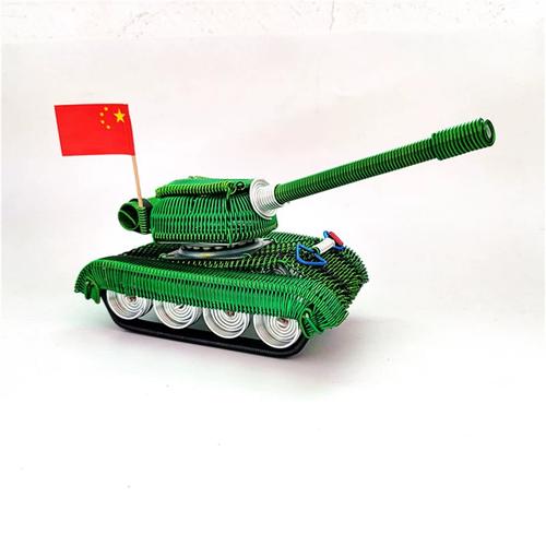 小坦克模型地摊货源铝线手工坦克造型摆件铝丝铝线diy编织