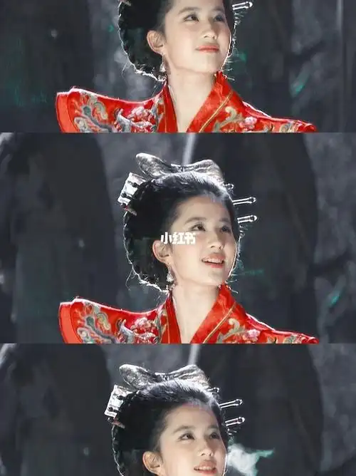 刘亦菲79小龙女红色嫁衣