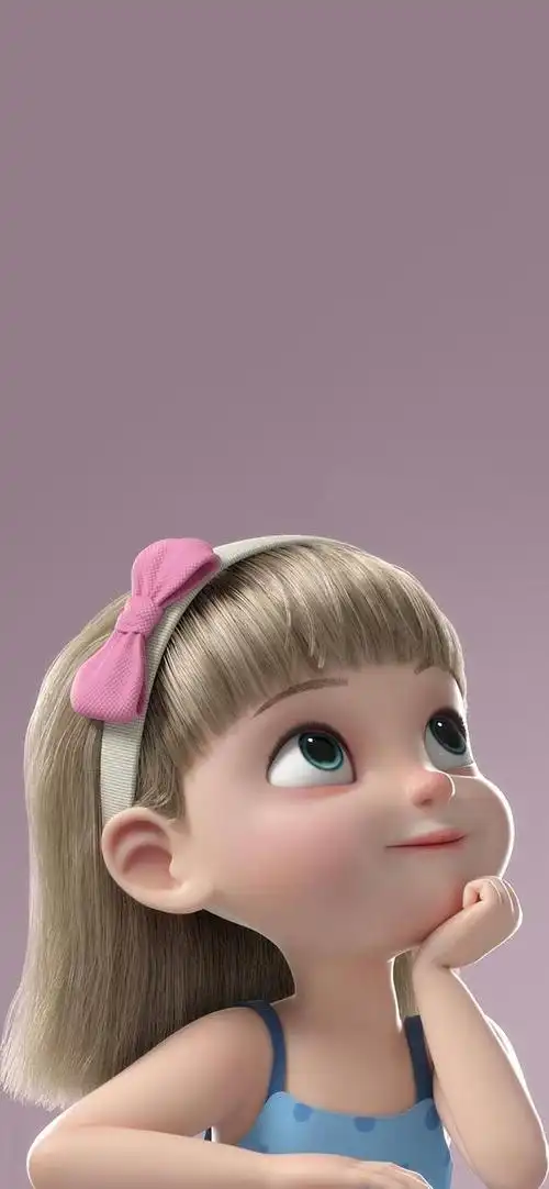 可爱3d壁纸(女孩)