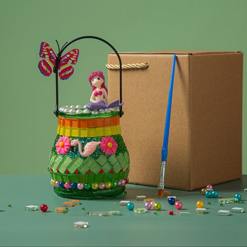 新款水晶彩瓶幼儿园儿童手工diy制作材料包玩具女孩作品包货源