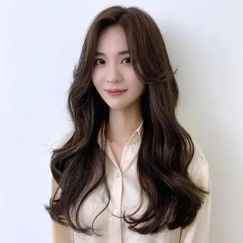 "渣女"网红大波浪卷_卷发