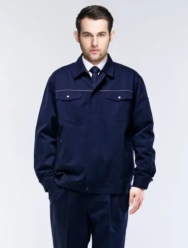 春秋深蓝加衬工作服-2004