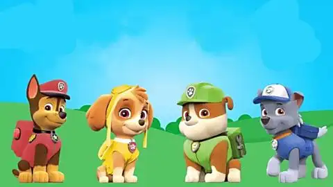 狗狗汪汪队卡通填色02