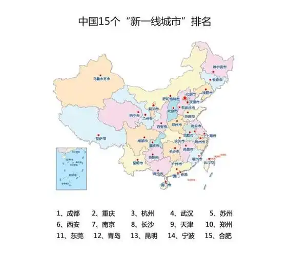 大家都知道,2023年中国"新一线城市"的榜单已经公布.