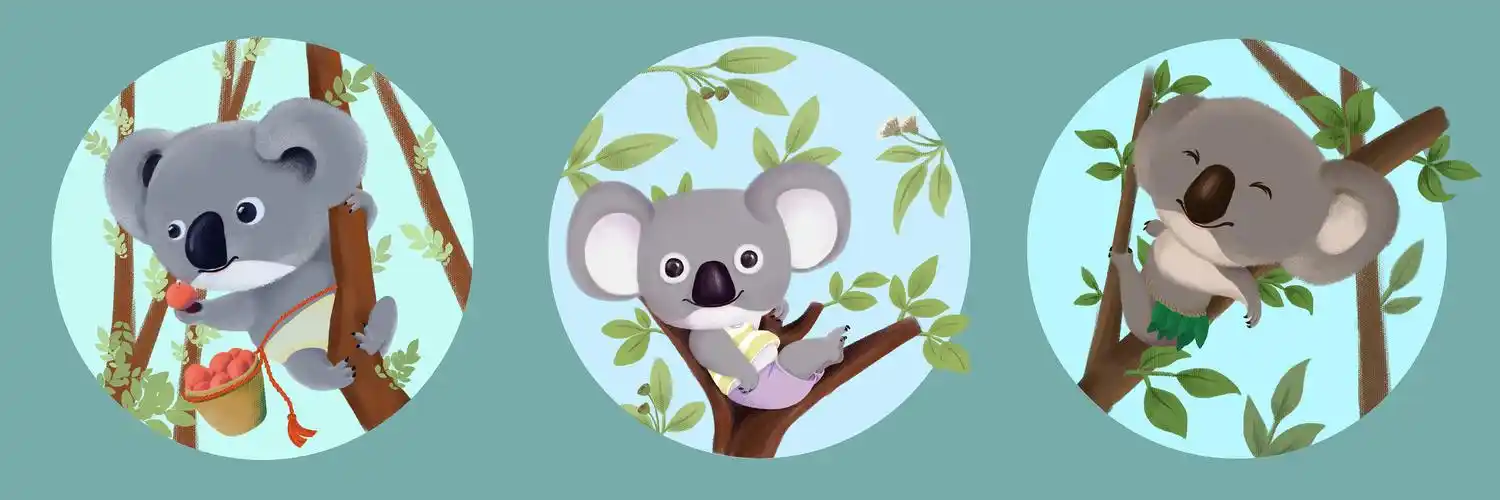 考拉们|插画|儿童插画|随口一喵 - 原创作品 - 站酷 (zcool)